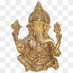 Holy God Valampuri Vinayagar Sitting Brass Statue, - Valampuri Vinayagar, HD Png Download - lord vinayagar png