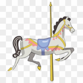 Transparent Carousel Clipart - Horse For Carousel Print, HD Png Download - horse png hd