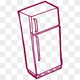Refrigerator Clip Art - Refrigerator Clipart Black And White, HD Png Download - refrigerator png images