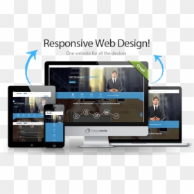 Responsive Website Design - Web Hosting, HD Png Download - responsive website design png