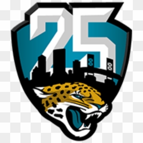 Jacksonville Jaguars 25th Anniversary Logo, HD Png Download - jacksonville jaguars png