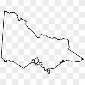 Line Art,angle,area - Blank Map Of Victoria, HD Png Download - blank us map png