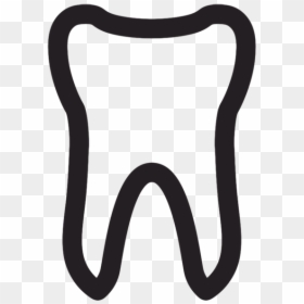 Tooth Outline Clip Art - Tooth Outline Clipart Png, Transparent Png - out line borders png