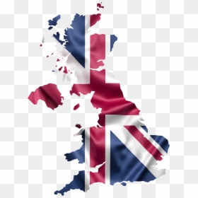 Great Britain Map, HD Png Download - britain flag png
