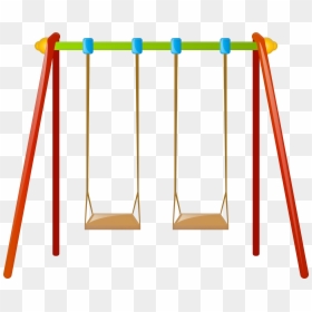 Childrens Swing Png Clip Art, Transparent Png - children playing clipart png