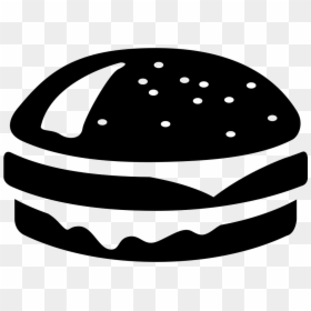 Western-style Fast Food - Western Food Icon Png, Transparent Png - black and white food icon png