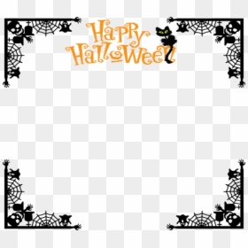 Halloween Border Frame By - Transparent Background Halloween Border, HD Png Download - background border png