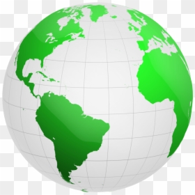 Business Internet Globe Green - Green Globe Png, Transparent Png - 3d world globe png
