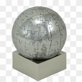 Magnetic Globe Jigsaw Puzzle, HD Png Download - 3d world globe png