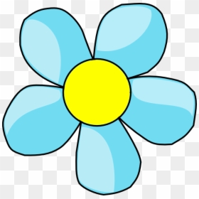 Daisy Clip Art, HD Png Download - blue flower vector png