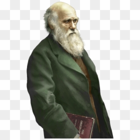 Charles Darwin Holding The Origin Of Species - Charles Darwin, HD Png Download - origin png