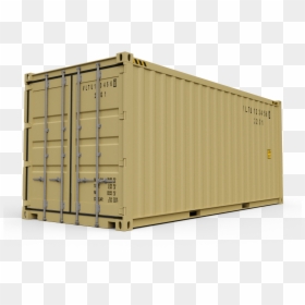 20 Foot Container Png, Transparent Png - shipping container png