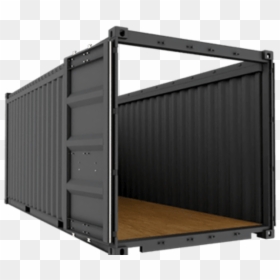 Open Top Containers, HD Png Download - shipping container png