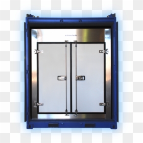Eisbox Eutectic Refrigerated Shipping Container - Door, HD Png Download - shipping container png