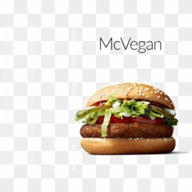 Mcdonalds Burger Png Transparent Image - Mcvegan Burger, Png Download - mcdonalds burger png