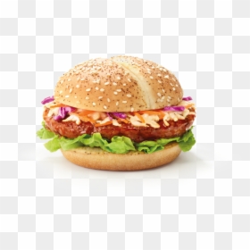 Transparent Korean Food Png - Korean Spicy Chicken Burger, Png Download - mcdonalds burger png