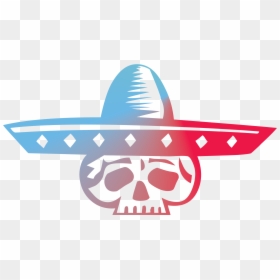 Transparent Taco Meat Clipart - Mexican Skull, HD Png Download - mexican taco png