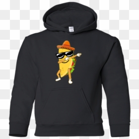 Men And Woman"s The Dabbing Taco Mexican Taco Shirt - Crew Neck, HD Png Download - mexican taco png