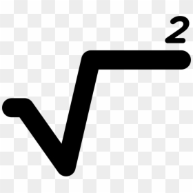 Square Root Mathematical Sign - Square Root Icon Png, Transparent Png - square root png