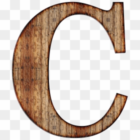 Wooden Capital Letter C - Transparent Background Letter G Png, Png Download - c++ png