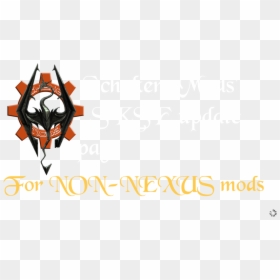 Non-mods - Graphic Design, HD Png Download - skyrim special edition logo png