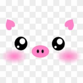 Transparent Selfie Clipart - Cute Pig Face Png, Png Download - roblox shirt png