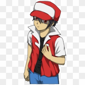 Pokemon Trainer Red Png, Transparent Png - pokemon trainers png