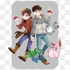 Cartoon, HD Png Download - pokemon trainers png