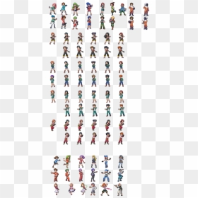 Pokemon Trainer Classes - All Pokemon Trainer Class, HD Png Download - pokemon trainers png