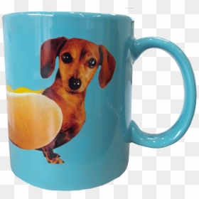 Weiner Dog Ceramic Mug - Mug, HD Png Download - weiner dog png
