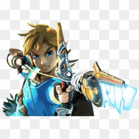 Link Breath Of The Wild Png Banner Black And White - Link Breath Of The Wild Png, Transparent Png - link botw png