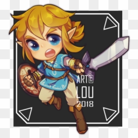 Chibi Link Botw, HD Png Download - link botw png