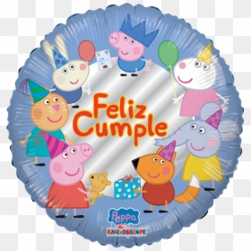 Peppa Pig Feliz Cumpleaños, HD Png Download - peppa pig cumpleaños png