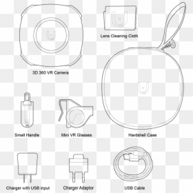 Package Contents - Circle, HD Png Download - dirty lens png