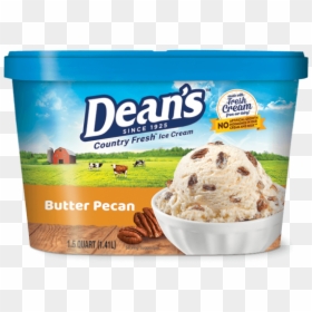 Butter Pecan Png - Salted Caramel Deans Ice Cream, Transparent Png - dean png