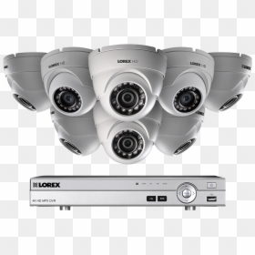 Hd 1080p Home Security System And 8 Dome Metal Outdoor - Kit De 8 Caméras Domes Lorex, HD Png Download - oh the places you'll go png