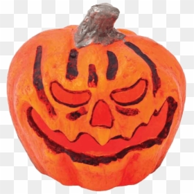 Bright Light Up Evil Halloween Pumpkin - Jack-o'-lantern, HD Png Download - evil pumpkin png