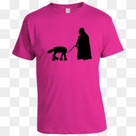 Transparent Darth Vader Silhouette Png - Walker And Darth Vader, Png Download - atat png