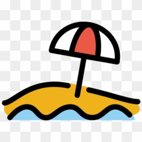 Clip Art, HD Png Download - beach emoji png