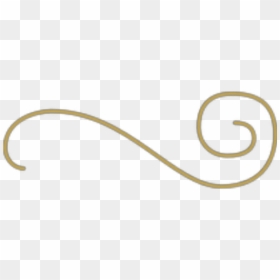 Transparent Swish Clipart - Gold Squiggly Line Png, Png Download - swirls border png