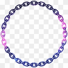 #galaxy #galaxia #chain #cadena #circulo #circle #round - Circle Of Chains Png, Transparent Png - cadena png