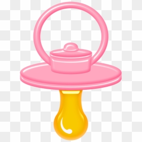 Pink Pacifier Png - Chupon Baby Shower Png, Transparent Png - dibujos png
