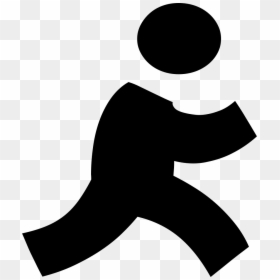 Man Running - Dibujo De Una Persona Corriendo, HD Png Download - dibujos png
