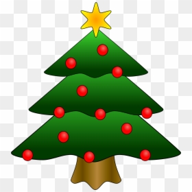 Clipart Christmas Tree, HD Png Download - moldura de natal em png