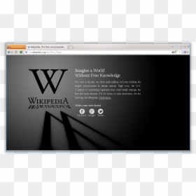 File - En - Wikipedia - Org - Wikipedia Blackout, HD Png Download - open 24 hours png