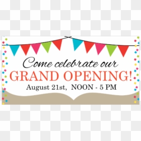 Grand Opening Banner Printastic - Banners For Grand Opening, HD Png Download - grand opening banner png