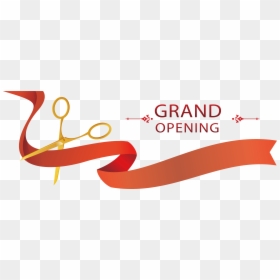 Grand Opening Ribbon Png, Transparent Png - grand opening banner png