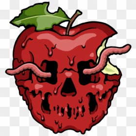 Rotten Apple Banner Royalty Free Download - Portable Network Graphics, HD Png Download - apple core png