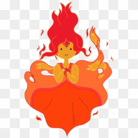 Princesa Llama - Adventure Time Flame Princess Png, Transparent Png - llama de fuego png