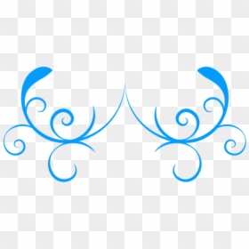 Blue Floral Vector Png, Transparent Png - diseños png